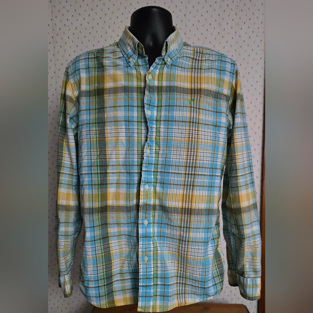 American Eagle Outfitters Men's Button Down Shirt. Sz Large